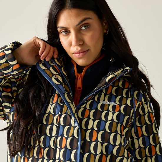 Regatta - "Orla Kiely" Jacke, wasserfest für Damen, Isoliert (Marine/Bunt) - Image 4