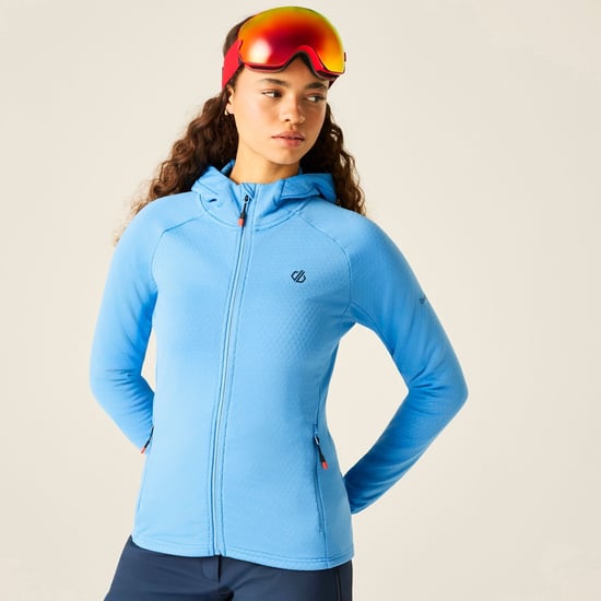 Dare 2B - "Ventura" Midlayer für Damen, mit Kapuze, Stretch (Elysium Blau) - Image 1