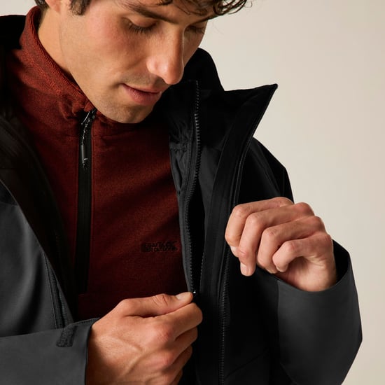 Regatta - "Wentwood" Jacke für Herren (Asche/Schwarz) - Image 4