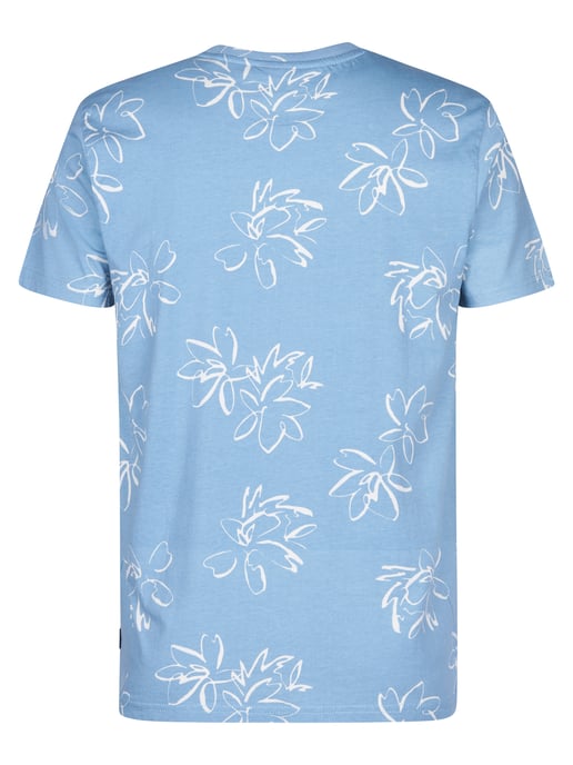 Petrol Industries - All-Over Print T-Shirt Grafito Herren - Blau - Image 2