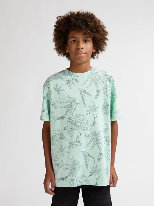 Petrol Industries - Allover-Print T-Shirt Agave Boys - Grün - Image 3