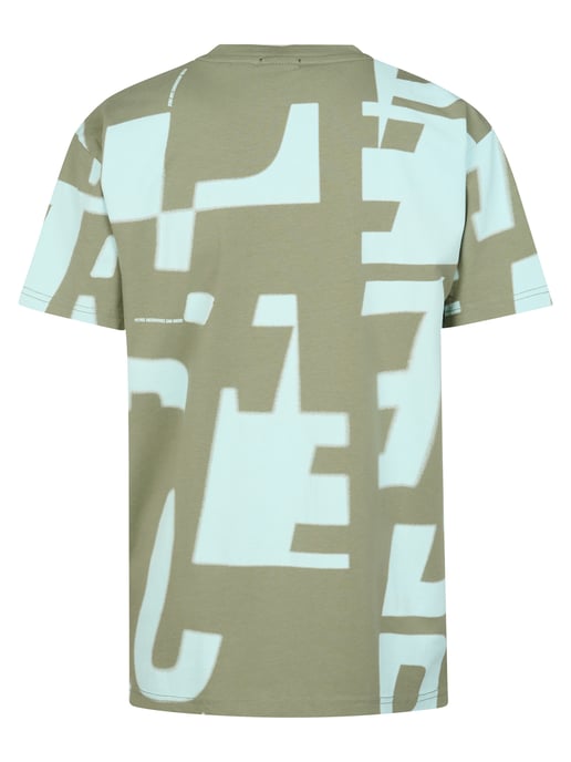 Petrol Industries - All-Over-Print T-Shirt Montaña Jungs - Grün - Image 2