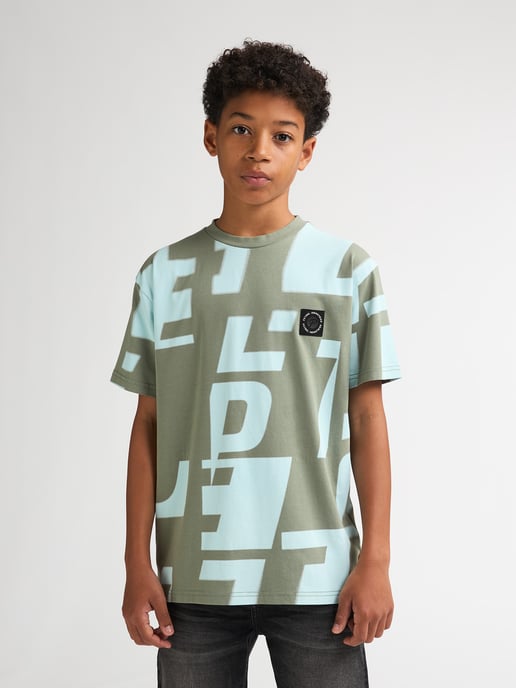 Petrol Industries - All-Over-Print T-Shirt Montaña Jungs - Grün - Image 3