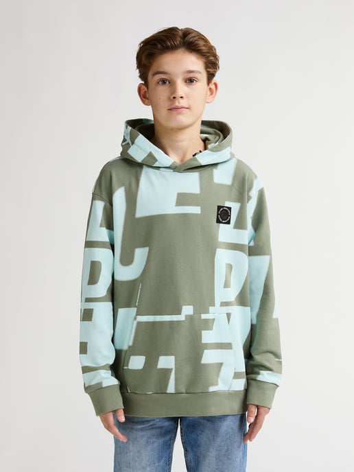 Petrol Industries - Allover-Print Hoodie Laguna Boys - Grün - Image 3