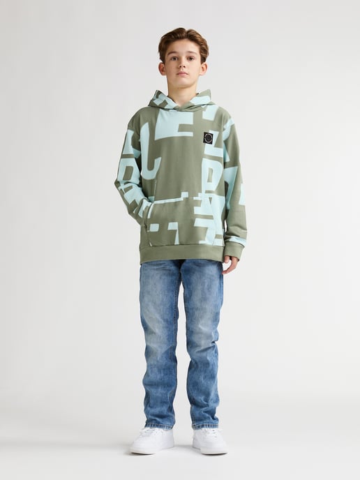 Petrol Industries - Allover-Print Hoodie Laguna Boys - Grün - Image 5