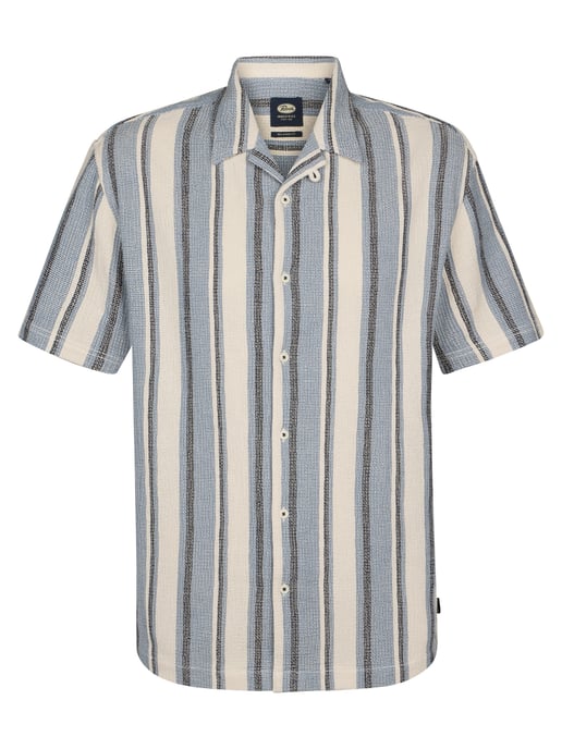 Petrol Industries - Allover-Druckshirt Adventura Herren - Blau - Image 1