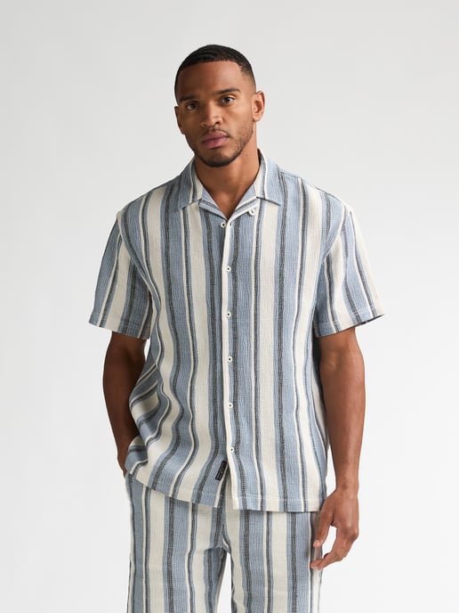 Petrol Industries - Allover-Druckshirt Adventura Herren - Blau - Image 3