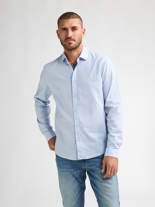 Petrol Industries - Festes Leinenmischhemd Canyonero Herren - Blau - Image 3