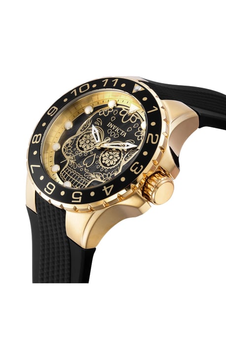 Invicta Aviator 36856 Herrenuhr - Quarzwerk - Edelstahl mit schwarzem Zifferblatt - 50 mm - Image 3
