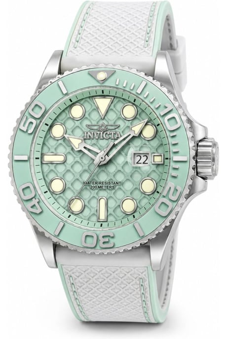 Invicta Grand Diver 51083 Herrenuhr - Quarzwerk - Edelstahl mit blauem Zifferblatt - 48 mm - Image 1
