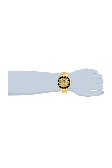Invicta Pro Diver 35723 Herrenuhr - Automatikwerk - Edelstahl mit goldenem Zifferblatt - 47 mm - Image 3