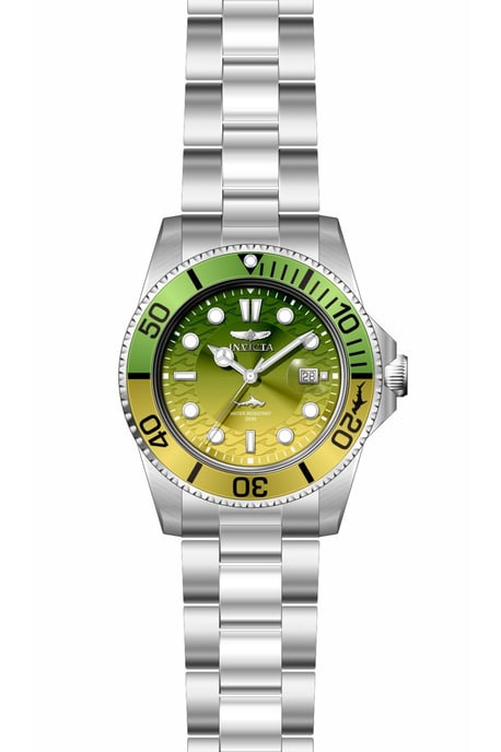 Invicta Pro Diver 50896 Herrenuhr - Quarzwerk - Edelstahl mit gelbem Zifferblatt - 42 mm - Image 2