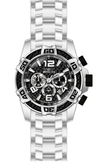 Invicta Pro Diver 51015 Herrenuhr - Quarzwerk - Edelstahl mit schwarzem Zifferblatt - 50 mm - Image 1