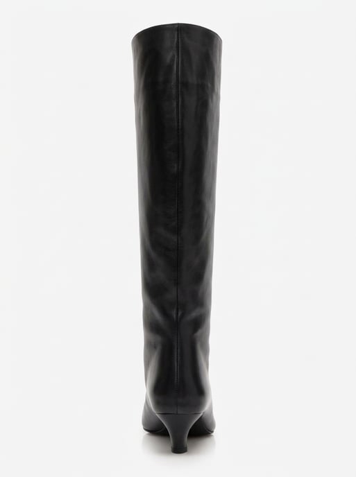 Corvel Leder Kitten-Heel Kniehoher Stiefel - Image 3