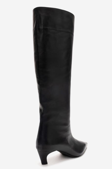 Corvel Leder Kitten-Heel Kniehoher Stiefel - Image 6