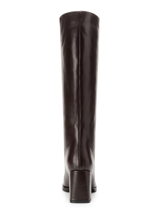 Javen Leder Blockabsatz Stiefel - Image 3