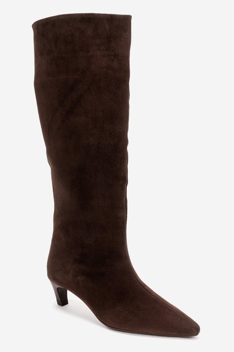 Corvel Leder Kitten-Heel Kniehoher Stiefel - Image 1