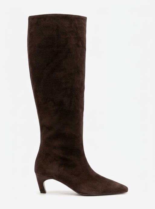 Corvel Leder Kitten-Heel Kniehoher Stiefel - Image 2