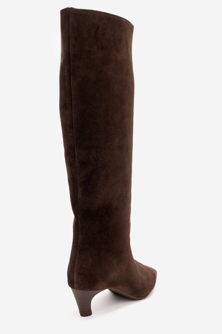 Corvel Leder Kitten-Heel Kniehoher Stiefel - Image 6