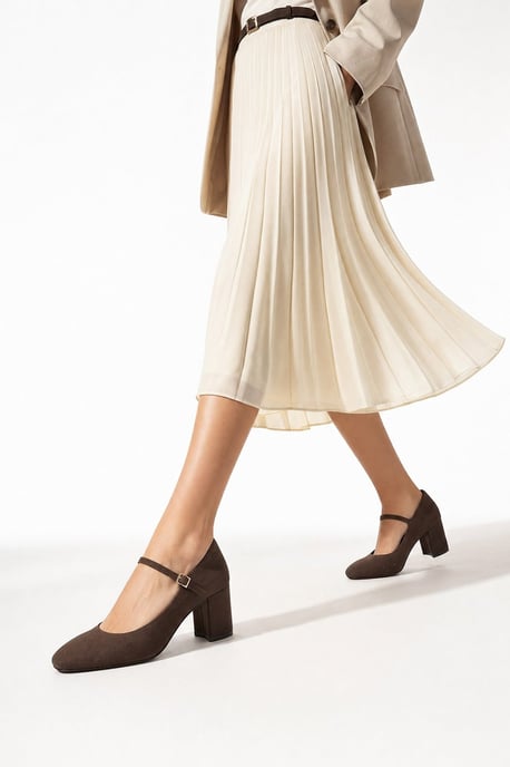 Nicho Blockabsatz Mary Jane Pumps - Image 4