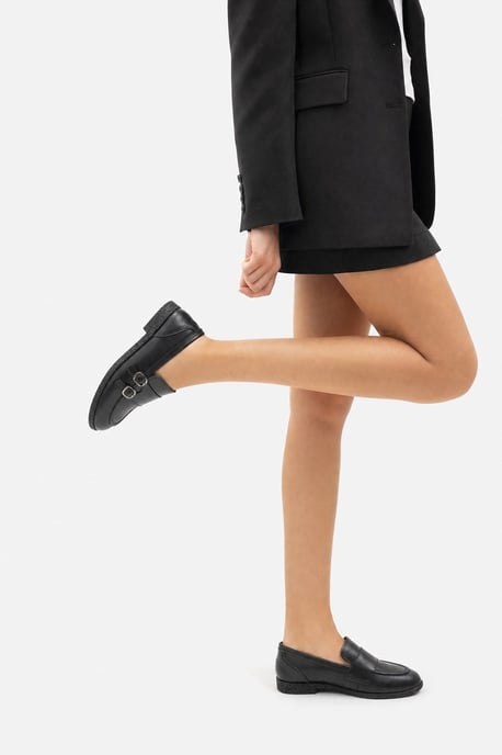 Daly Leder Schnallen Loafer - Image 5