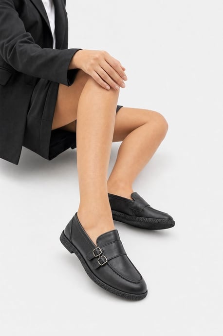 Daly Leder Schnallen Loafer - Image 6