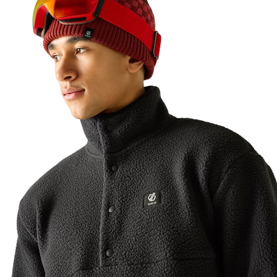 Dare 2B - Fleece-Oberteil für Herren, Snap (Schwarz) - Image 4
