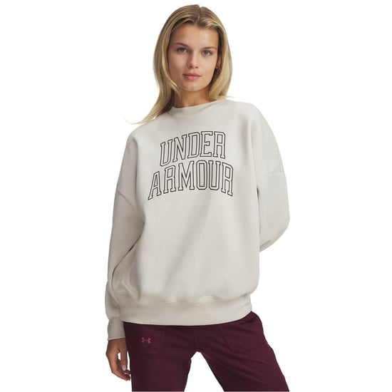 Under Armour - "Rival" Sweatshirt für Damen, Fleece, leger (Weiß) - Image 1
