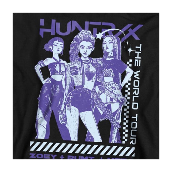 K-Pop Demon Hunters - "Huntrix World Tour" Sweatshirt für Herren/Damen Unisex (Schwarz) - Image 3