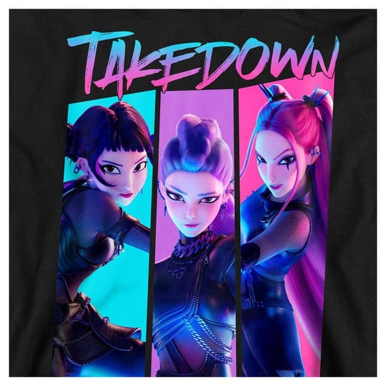 K-Pop Demon Hunters - "Takedown" Sweatshirt für Herren/Damen Unisex (Schwarz) - Image 3