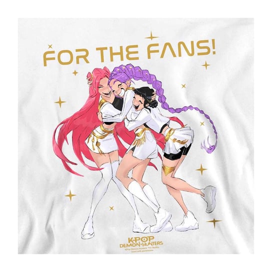 K-Pop Demon Hunters - "Huntrix Golden" Sweatshirt für Herren/Damen Unisex (Weiß) - Image 3
