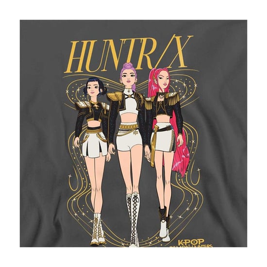 K-Pop Demon Hunters - "Huntrix Golden" Sweatshirt für Herren/Damen Unisex (Holzkohle) - Image 3