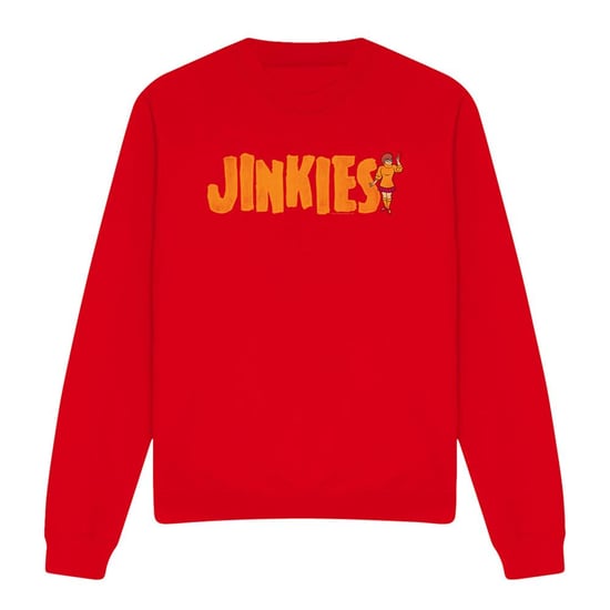 Scooby Doo - "Jinkies" Sweatshirt für Herren/Damen Unisex (Rot) - Image 1