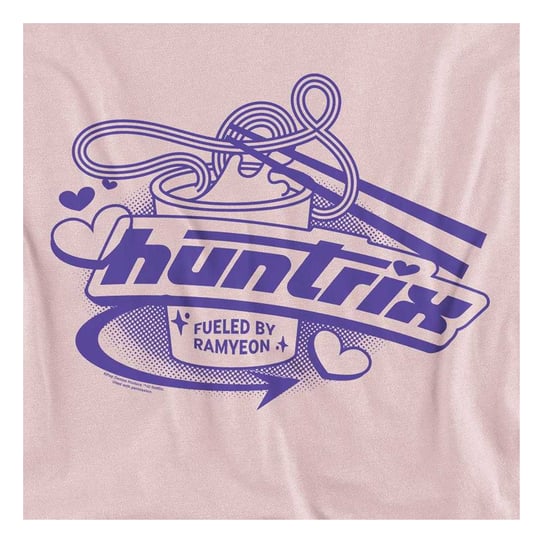 K-Pop Demon Hunters - "Huntrix Fueled By Ramyeon" Sweatshirt für Herren/Damen Unisex (Pink) - Image 3