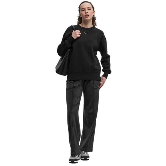 Nike Damen Sportswear Chill Knit Mid-rise Schwarze Velourshose - Image 2