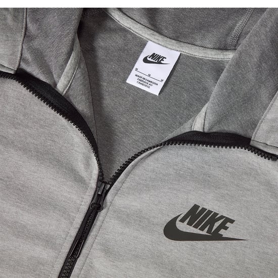 Nike Sportswear Tech Essentials Herren-fleece-hoodie Mit Durchgehendem Reißverschluss, Grau - Image 6
