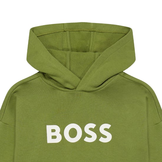 Boss - Kapuzenpullover für Kinder, Regulär (Grün) - Image 3