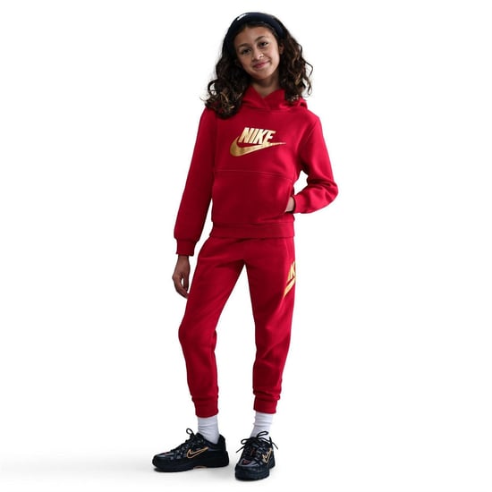 Nike - Hoodie zum Überziehen für Kinder (Universitäts-Rot) - Image 2