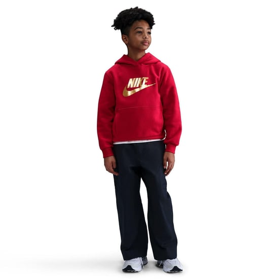 Nike - Hoodie zum Überziehen für Kinder (Universitäts-Rot) - Image 3