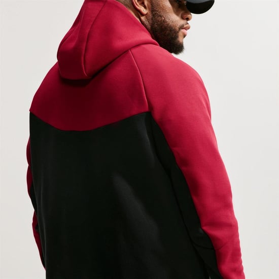 Nike - "Tech" Hoodie mit durchgehendem Reißverschluss für Herren (Rot/Schwarz) - Image 5