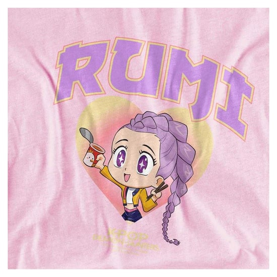 K-Pop Demon Hunters - "Huntrix" Hoodie zum Überziehen für Kinder (Hellrosa) - Image 3