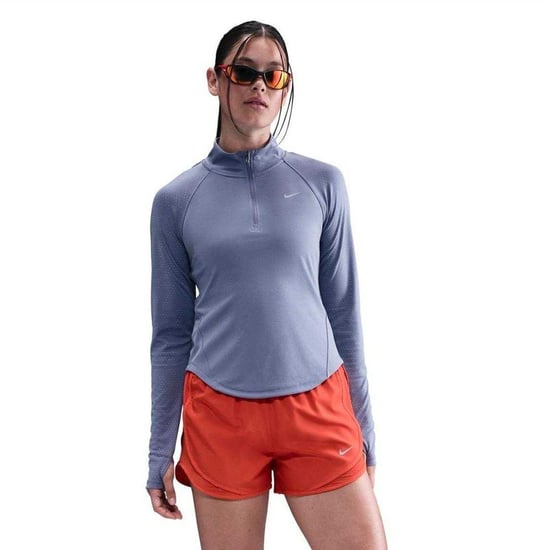 Nike - "T Flash" Oberteil für Damen, Raglan langärmelig (Indigoblau) - Image 2