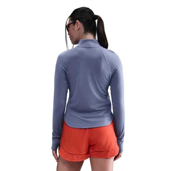 Nike - "T Flash" Oberteil für Damen, Raglan langärmelig (Indigoblau) - Image 3