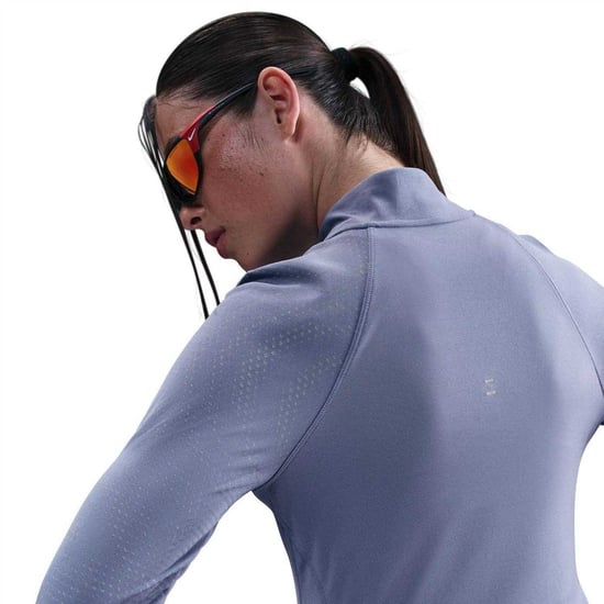 Nike - "T Flash" Oberteil für Damen, Raglan langärmelig (Indigoblau) - Image 4