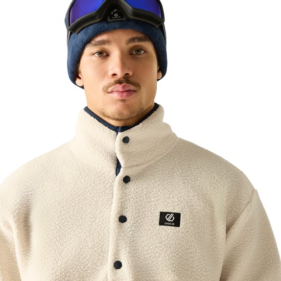 Dare 2B - Fleece-Oberteil für Herren, Snap (Mandelmilch) - Image 5