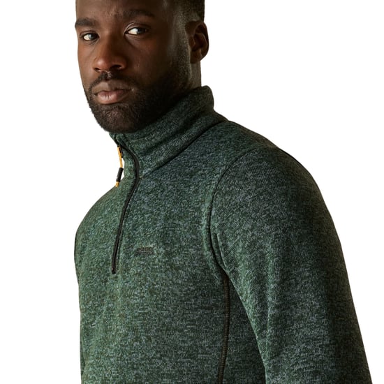 Regatta - "Newhill" Fleece-Oberteil für Herren, mit halbem Reißverschluss (Dunkelwaldgrün) - Image 5