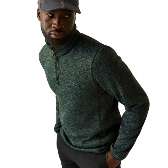 Regatta - "Newhill" Fleece-Oberteil für Herren, mit halbem Reißverschluss (Dunkelwaldgrün) - Image 6