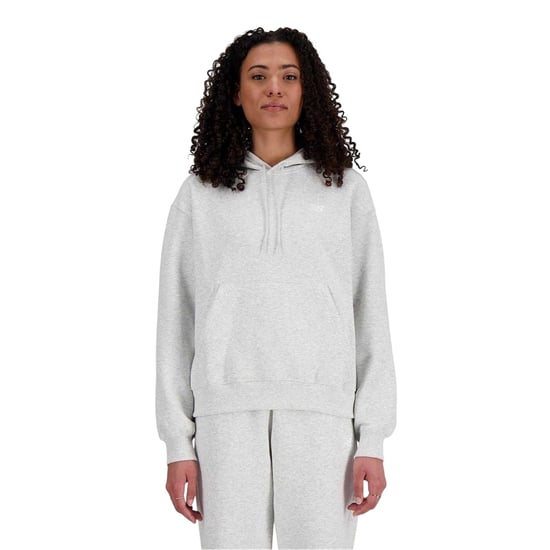 New Balance - Kapuzenpullover für Damen, Sweatshirt-Stoff (Grau meliert meliert) - Image 1