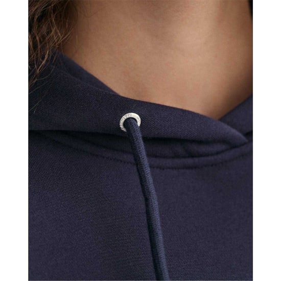 Gant - "Archive" Kapuzenpullover für Damen, Logo (Abendblau) - Image 3