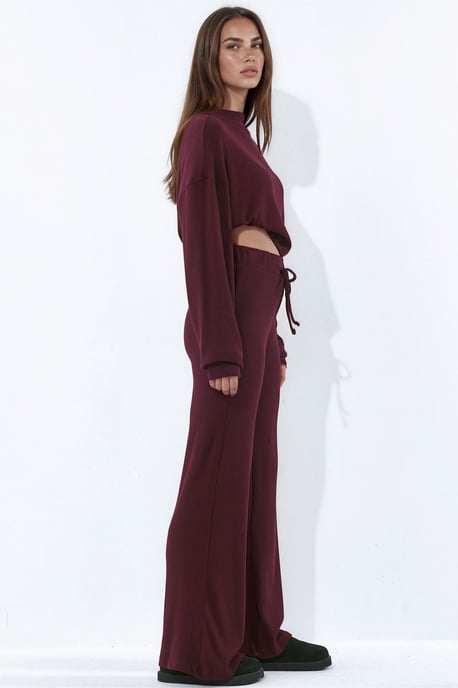 Damen Gerade Hose mit Elastischem Bund - Image 2